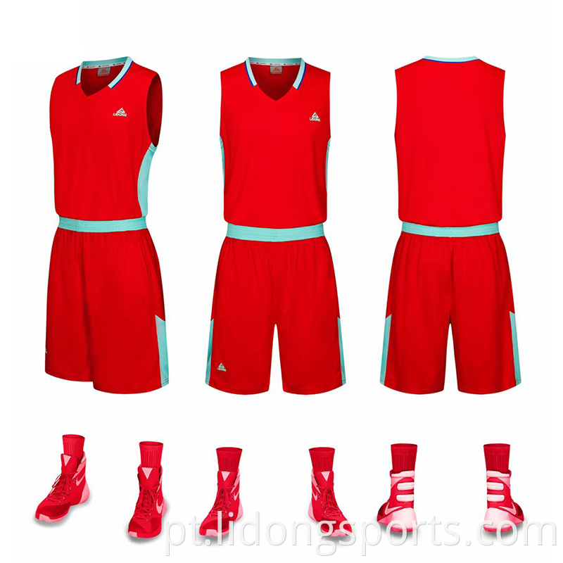 UNIFORME DE BASQUEIRO DE BASQUEIRO DE SUBlimação de alta qualidade